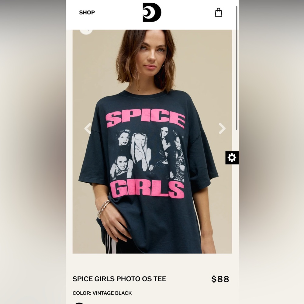 Spice Girls daydreamer tee